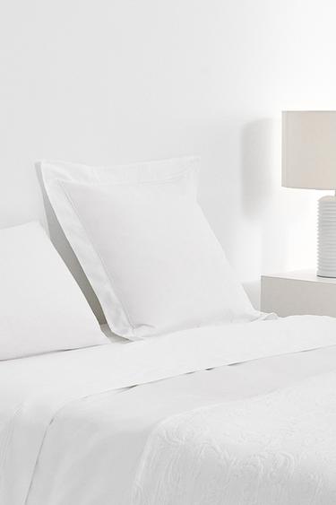 DRAP-HOUSSE SATIN | 40 CM DE HAUT (300 FILS) - Blanc de Zara - Image 2