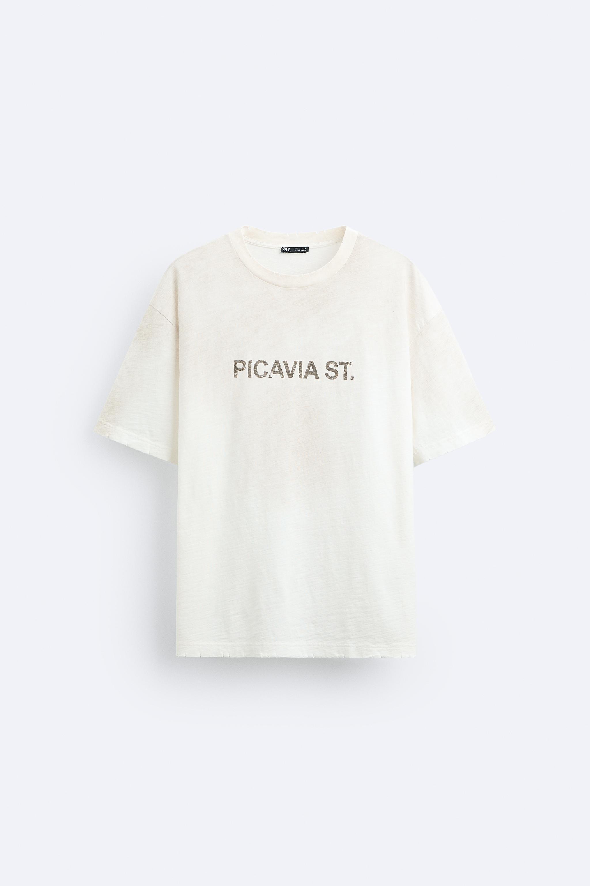 SPRAY EFFECT PRINTED SHIRT - White | ZARA United States