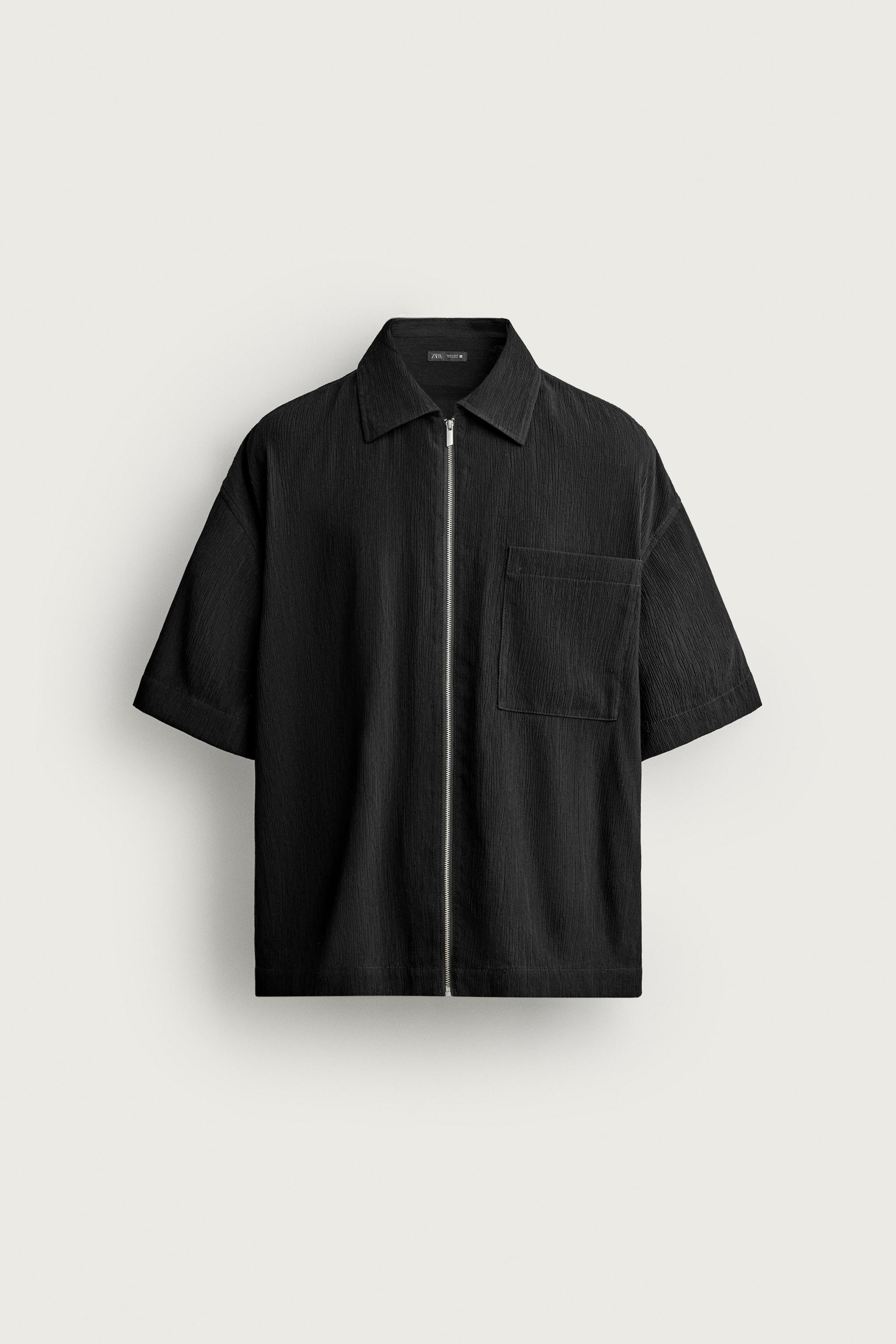 TEXTURED RELAXED FIT SHIRT