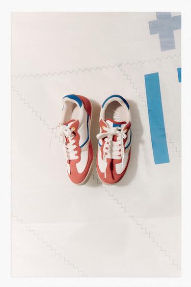 STREETSTYLE SNEAKERS - Rood van Zara