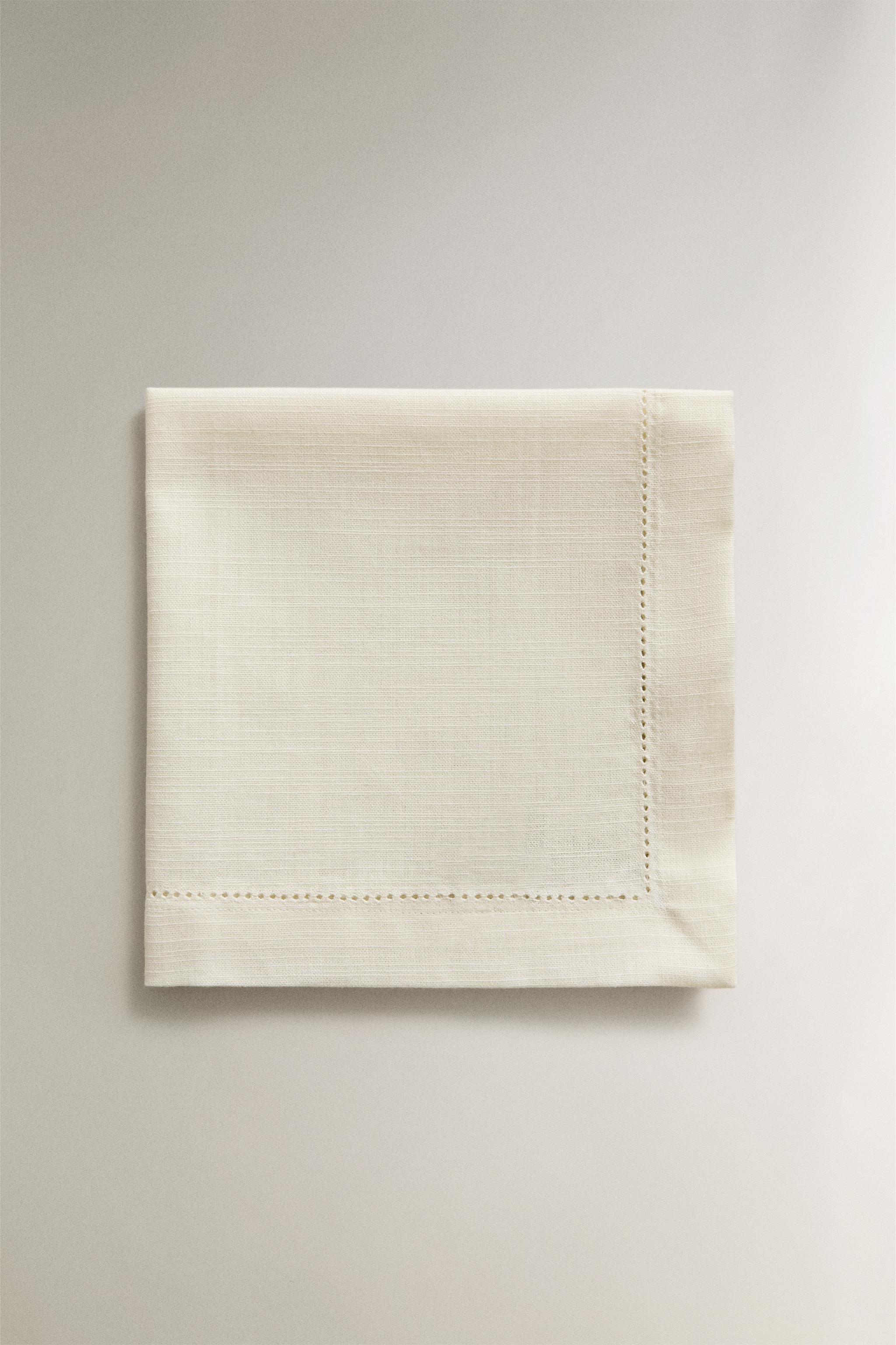 SERVIETTE DE TABLE COTON JOUR ÉCHELLE