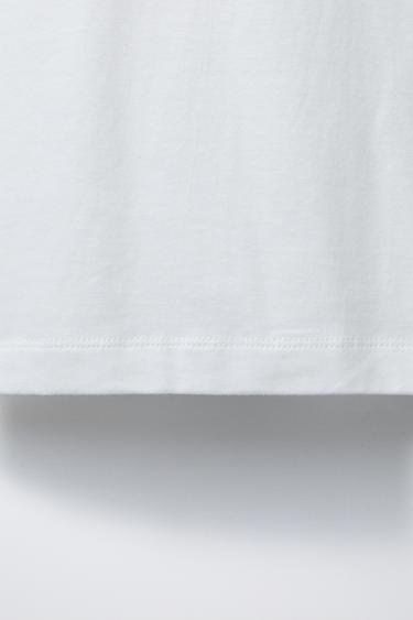 T-SHIRT IMPRIMÉ - Blanc de Zara - Image 3
