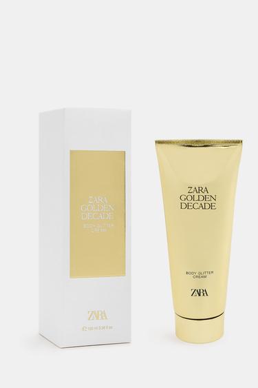 GOLDEN DECADE BODY GLITTER CREAM 100ML (3.4 FL. OZ). - TINTED LEATHER by Zara