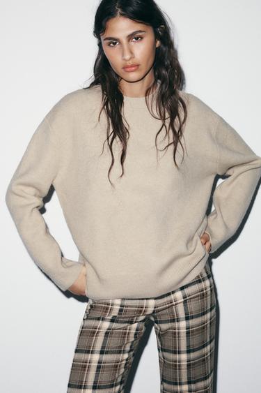 EFFEN TRICOT TRUI - Ecru van Zara