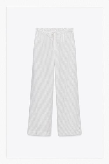 PANTALÓN PIJAMERO RAYAS - rayas de Zara