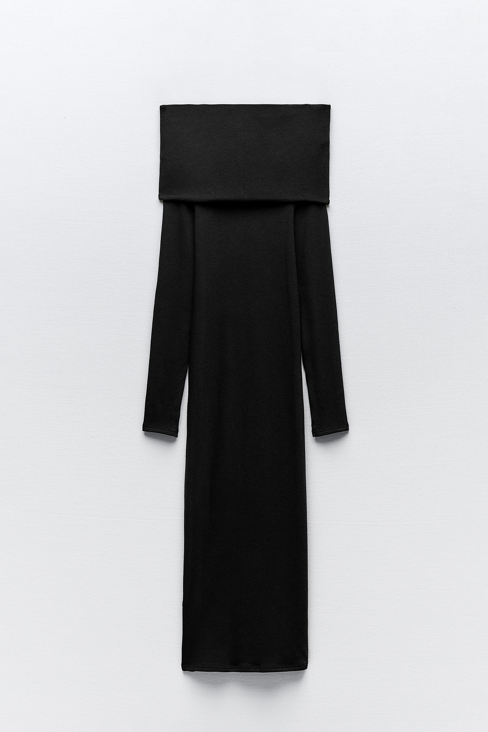 STRAPLESS DRESS - Black