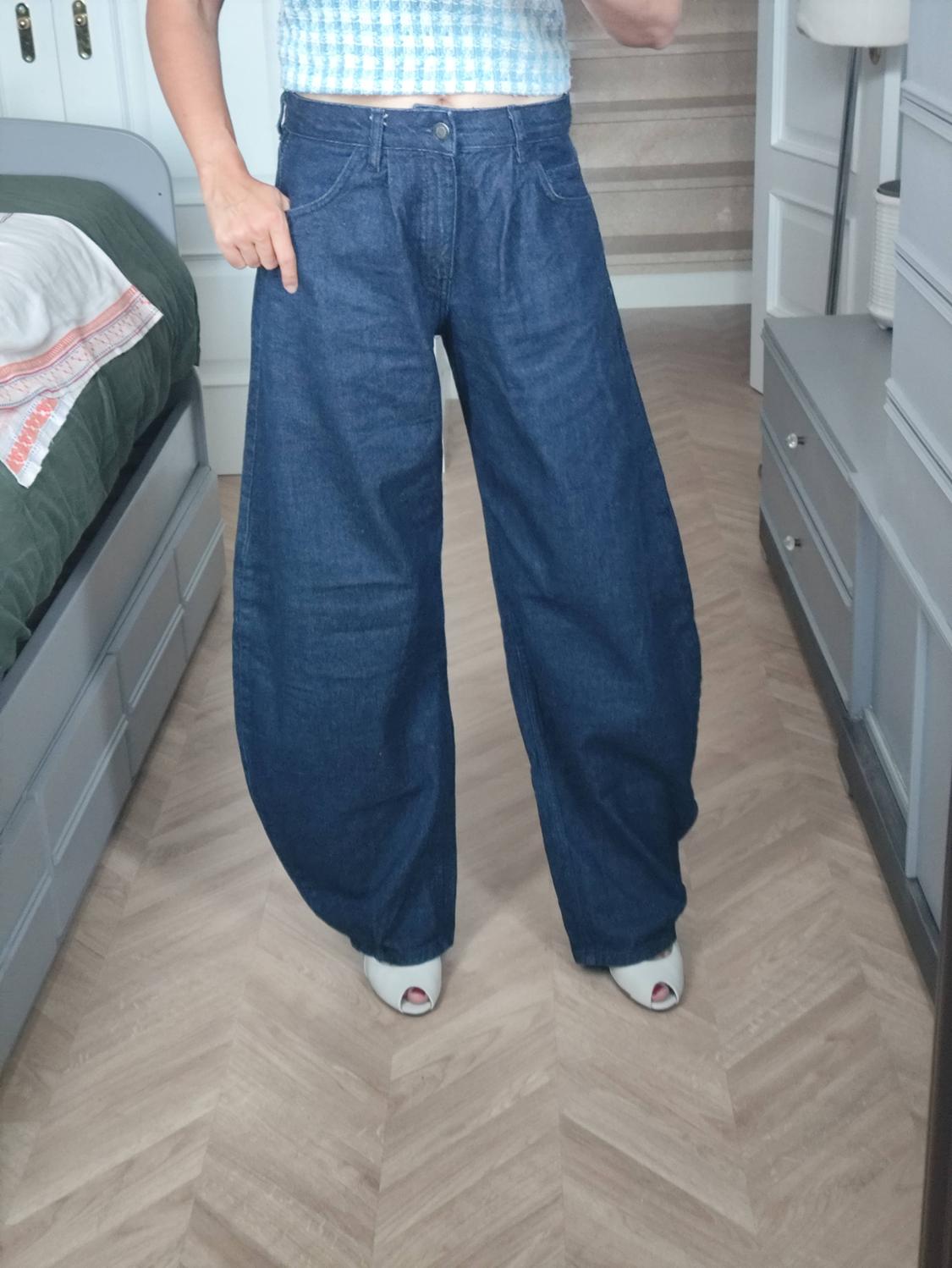 ZW COLLECTION MID-RISE BALLOON JEANS - Image 2