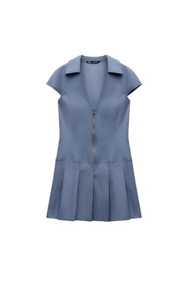 BOX PLEAT SHIRT DRESS