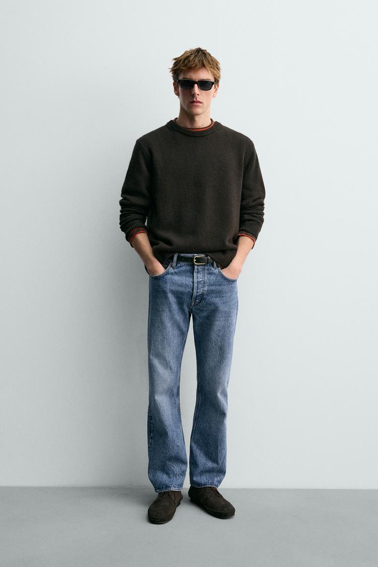 ZARA STRAIGHT-LEG BOOTCUT JEANS AARON LEVINE X ZARA