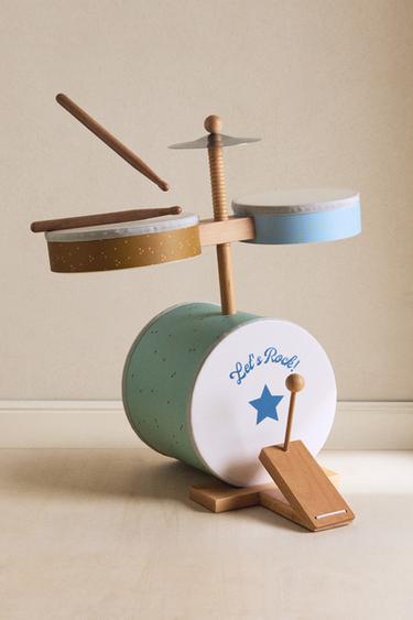 KINDERSCHLAGZEUG AUS HOLZ - Bunt von Zara