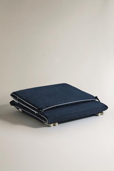 FOLDING BEACH GROUND LOUNGER - Blue by Zara - Image 3