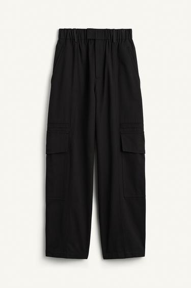 Zara CRG PCKT PNT - Black