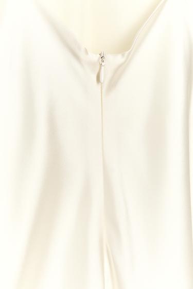 SATIN MIDI DRESS 50TH ANNIVERSARY - Oyster-white by Zara - Image 3