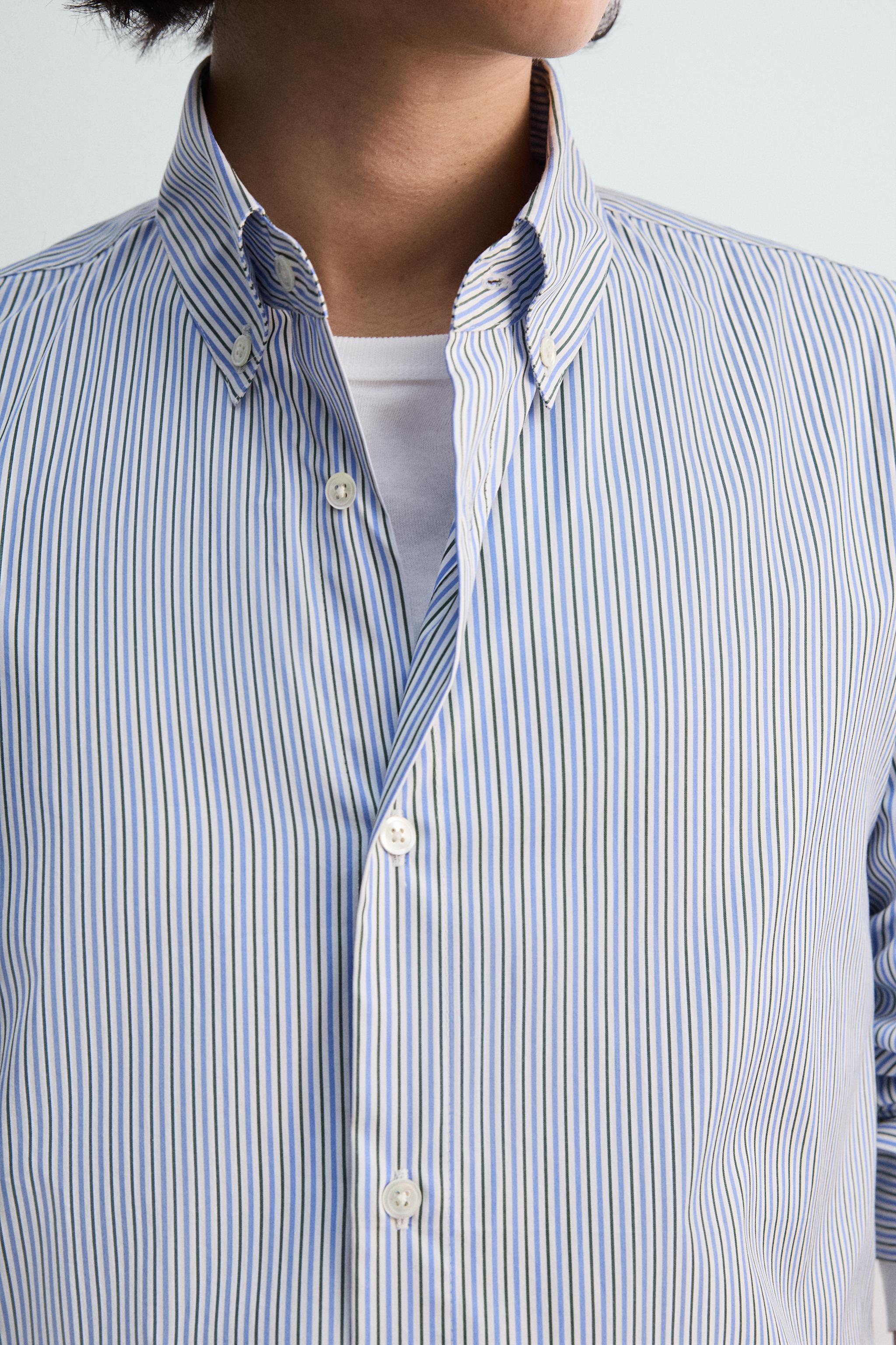 RELAXED FIT STRIPED SHIRT