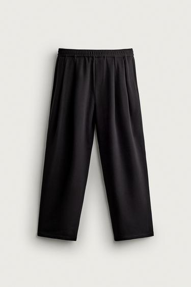 COMFORT RELAXED-FIT PANTS — Black 1