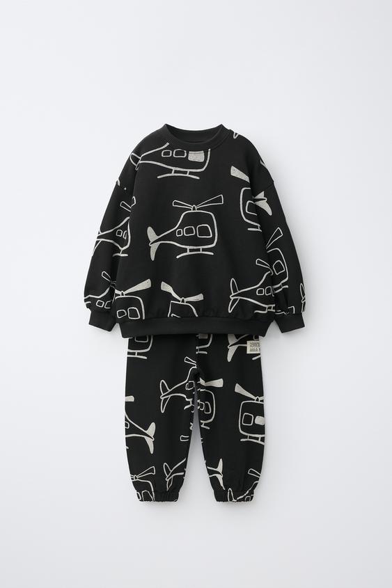 HELICOPTER JOGGER SET - Anthracite grey by Zara - Image 0