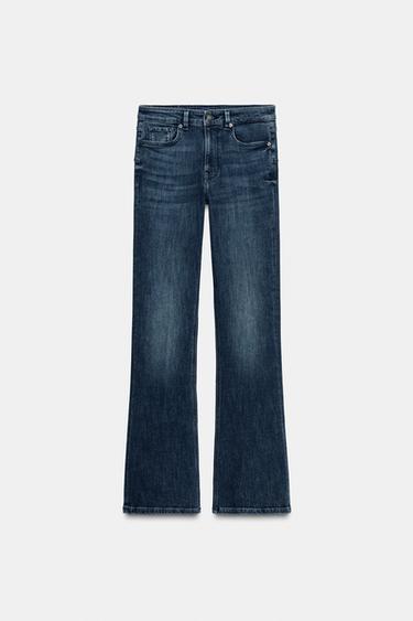JEANS ZW COLLECTION BOOTCUT HOHE TAILLE - Dunkles Indigoblau von Zara