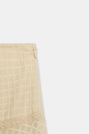 JUPE LONGUE STRUCTURÉE - Camel moyen de Zara - Image 6