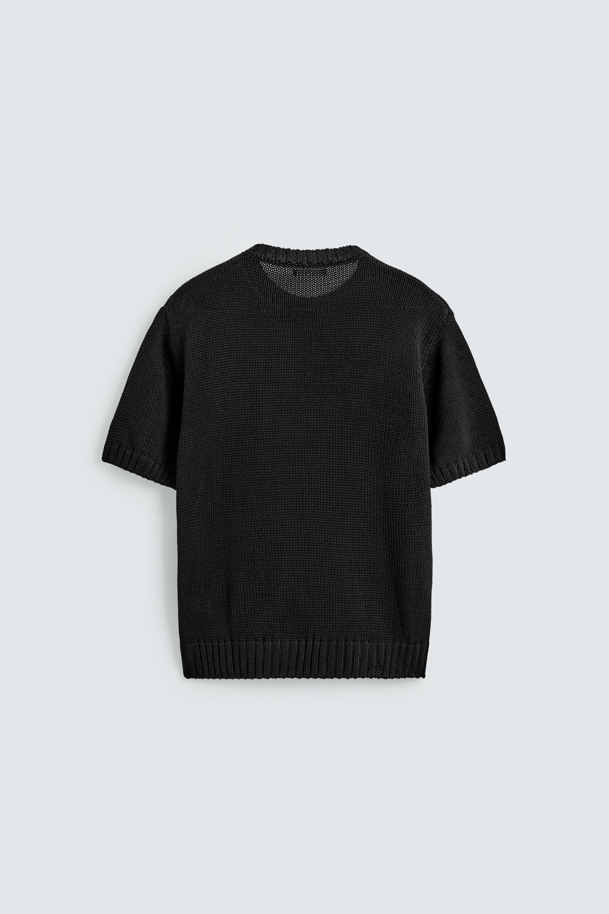 RELAXED FIT KNIT T-SHIRT