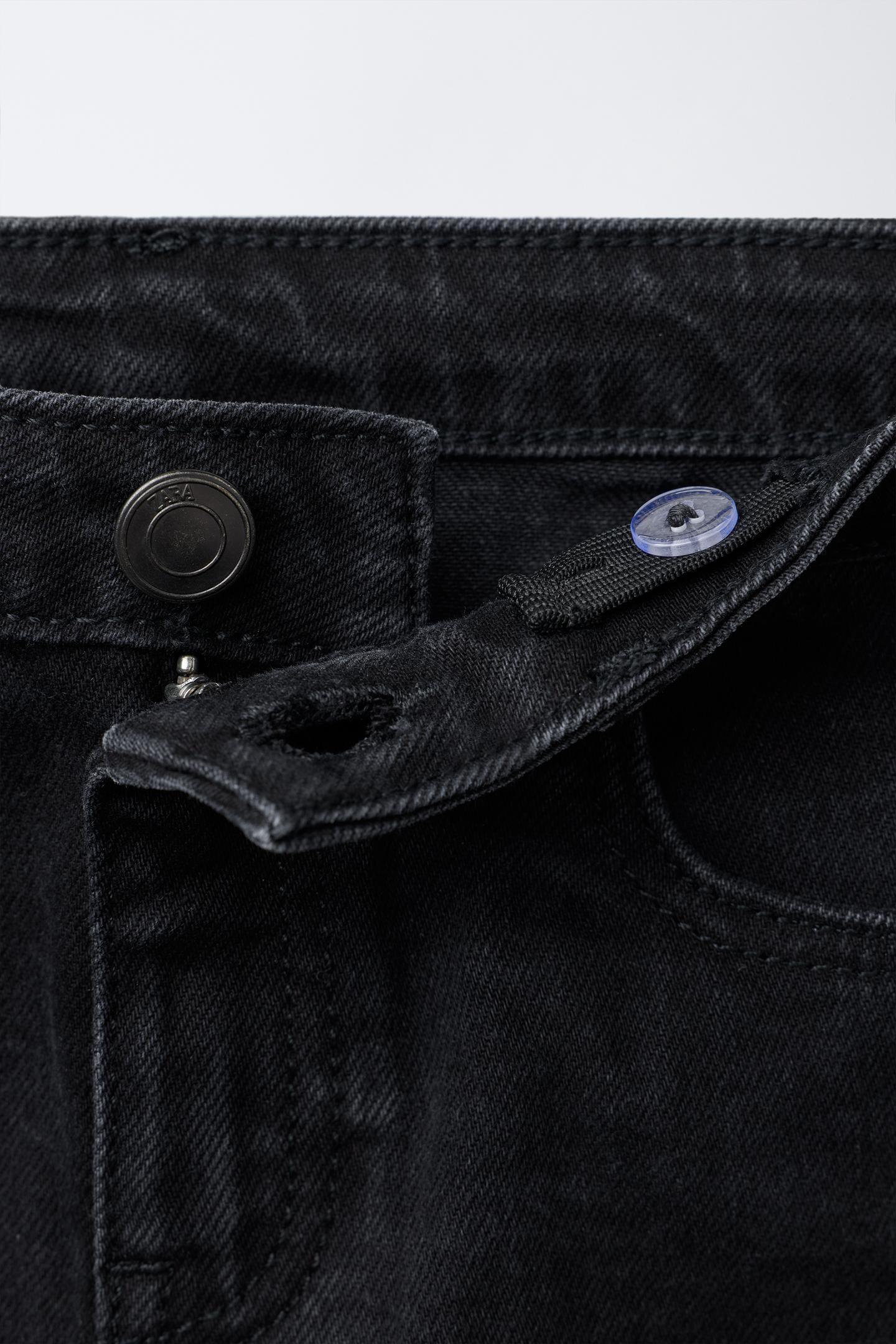 Детские джинсы Zara Skinny, цвет: Чёрный — фото 3