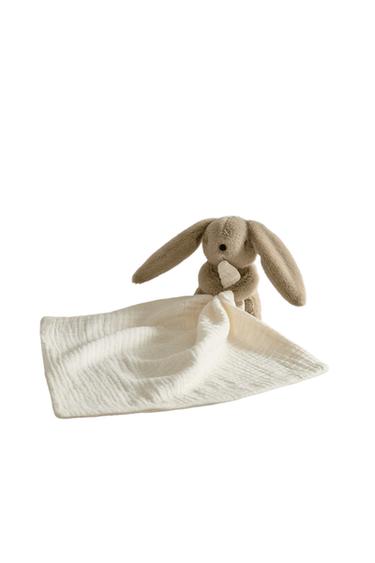 KIDS KNUFFELDOEKJE - DONKERBEIGE van Zara