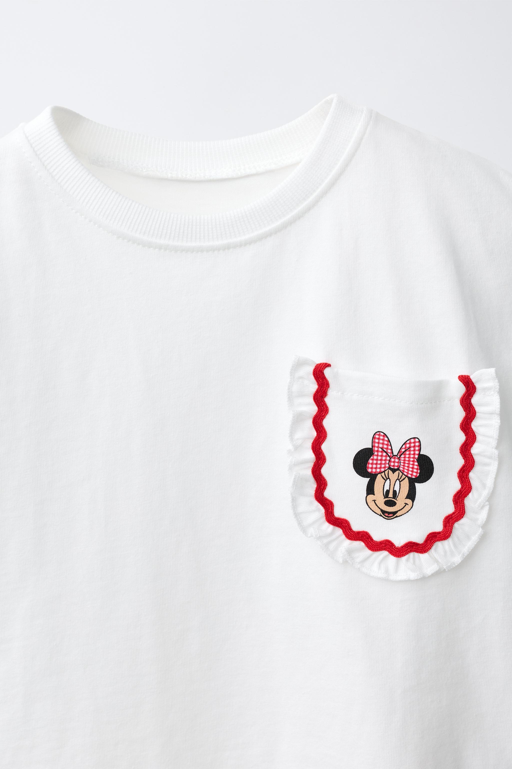 T-SHIRT POCHE ONDULÉE MINNIE MOUSE © DISNEY