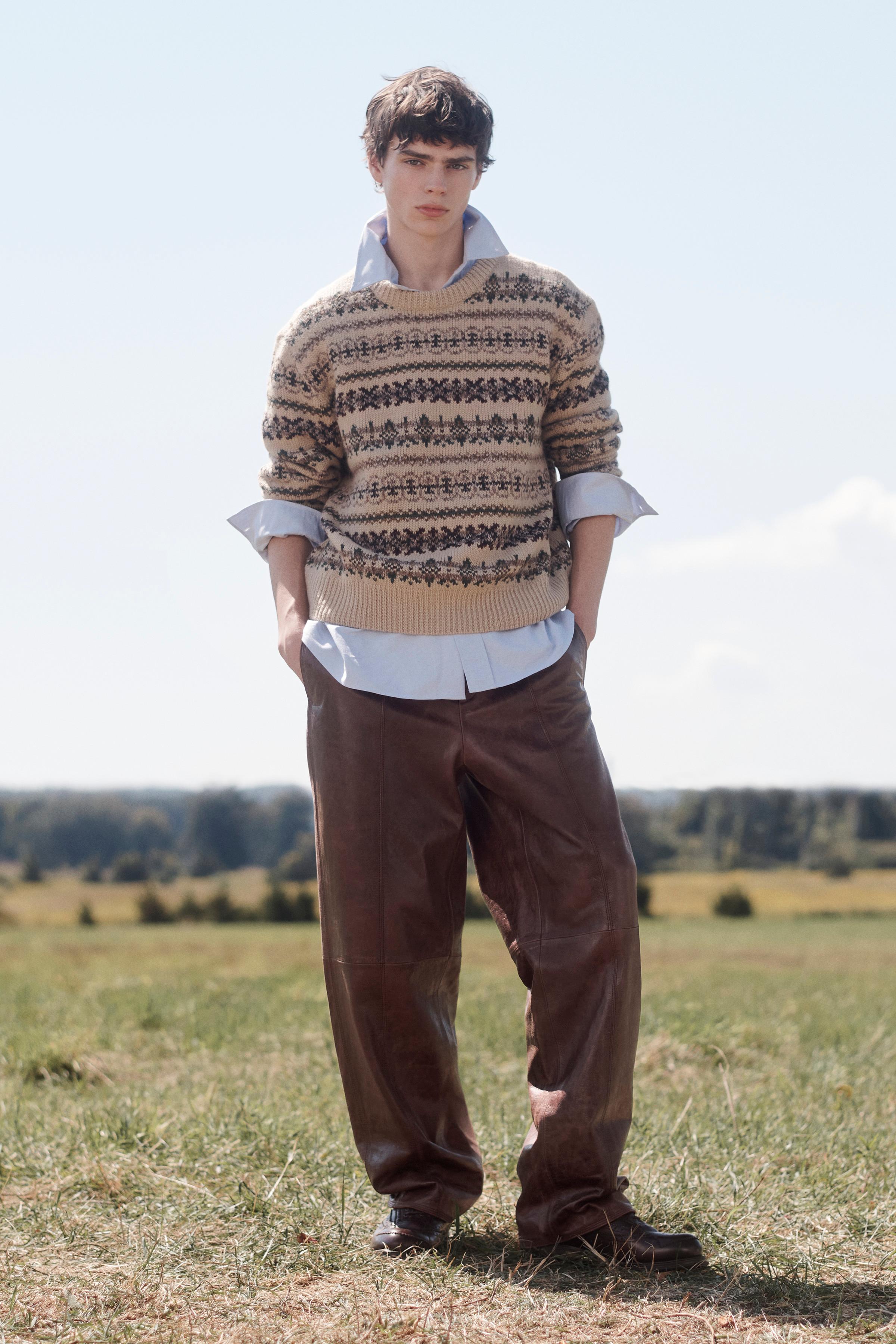 LIMITED EDITION GEOMETRIC JACQUARD SWEATER