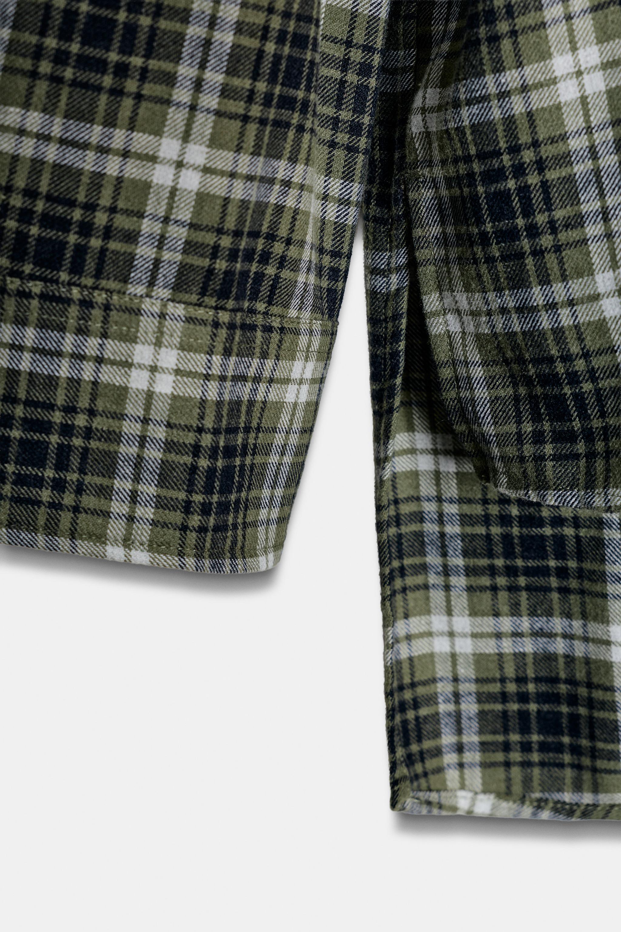 OVERSIZED PLAID ZW COLLECTION SHIRT