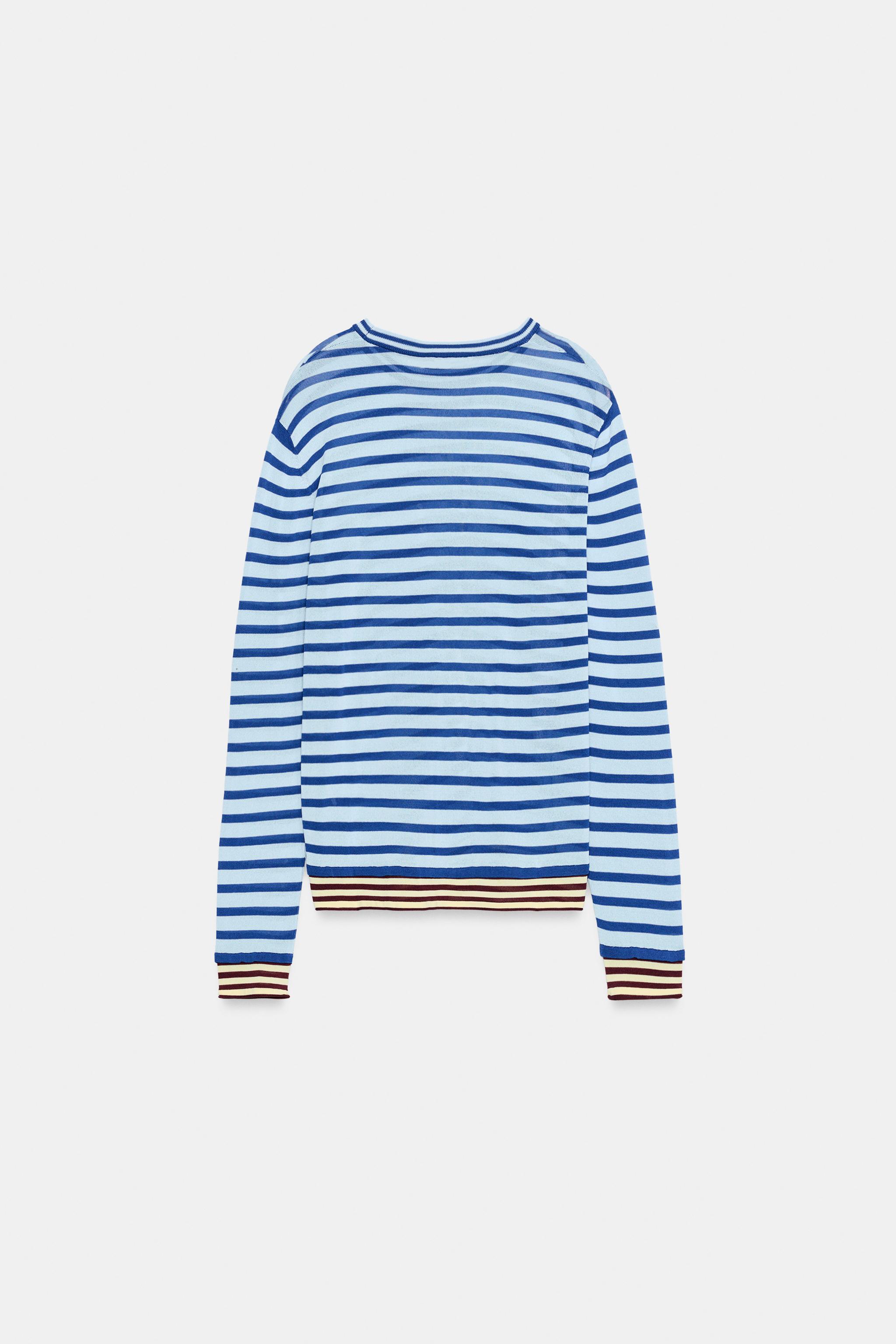 STRIPED KNIT JUMPER