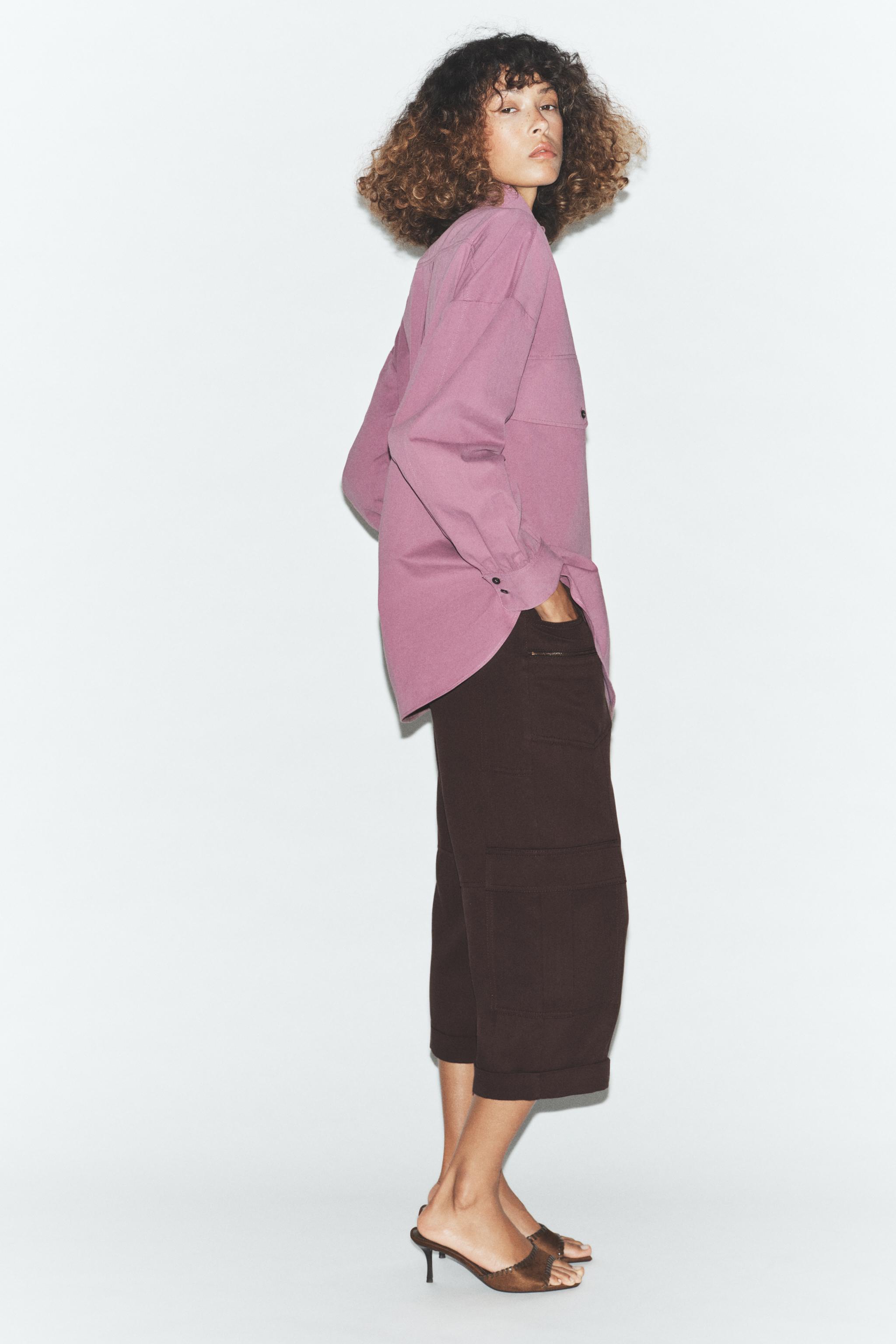 OVERSIZED HIGH NECK SHIRT