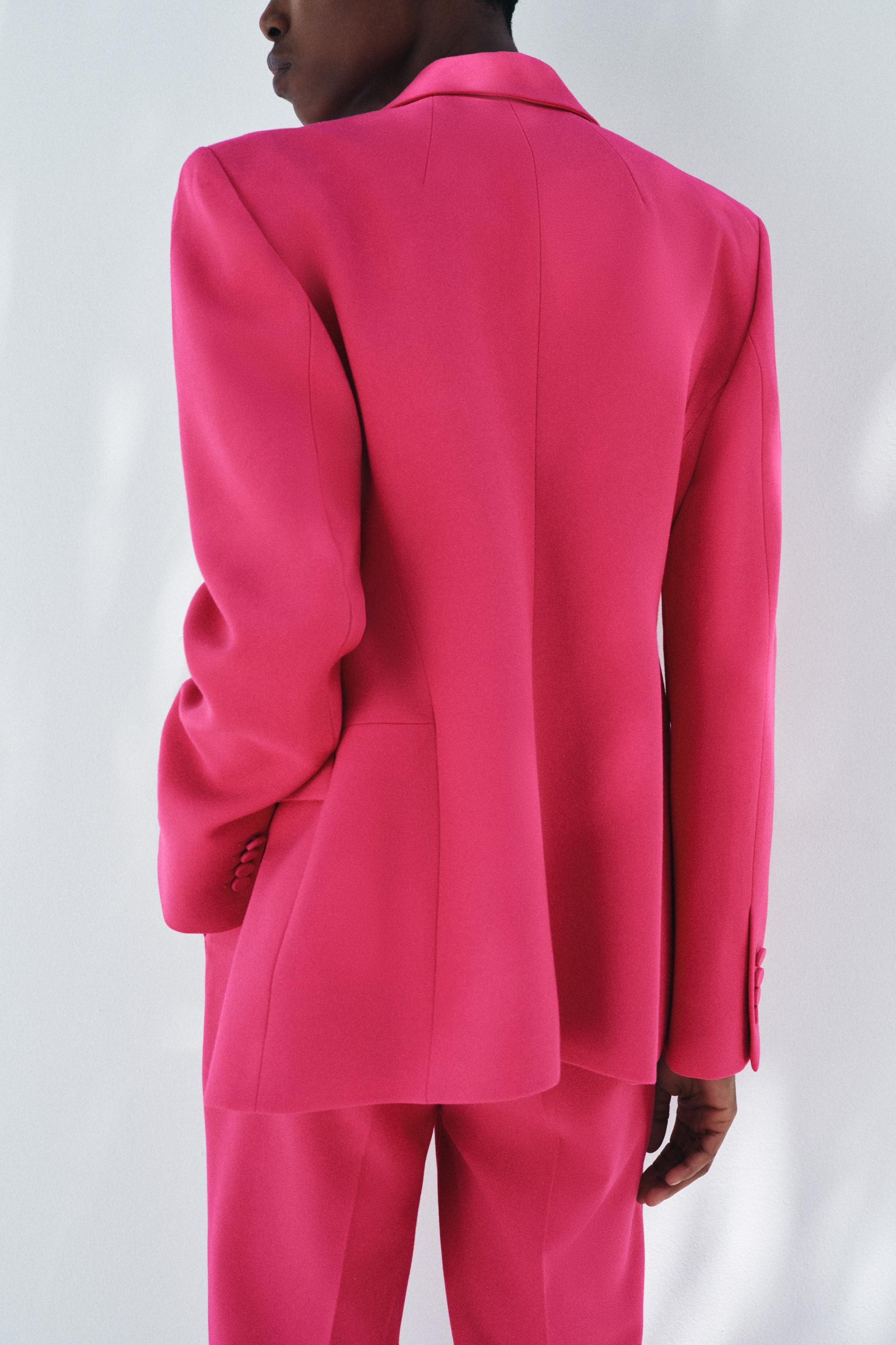 ZW COLLECTION TAILORED BLAZER - Fuchsia | ZARA United States ZW COLLECTION TAILORED BLAZER - Fuchsia | ZARA United States