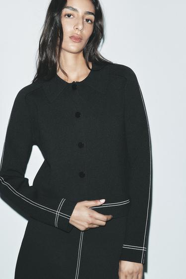 CARDINGAN - Black by Zara
