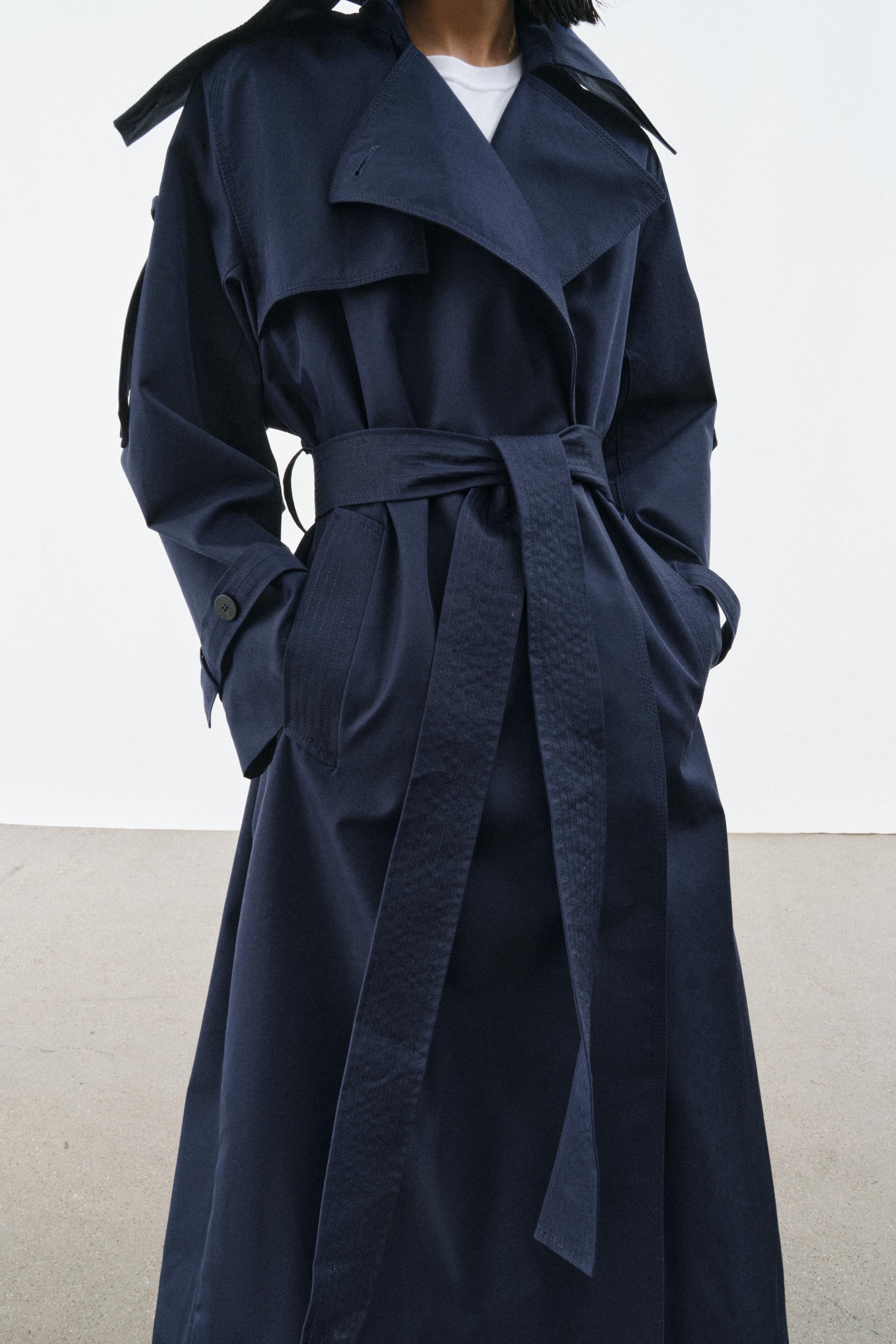 KEMERLİ OVERSIZE TRENÇKOT ZW COLLECTION - Görsel 4