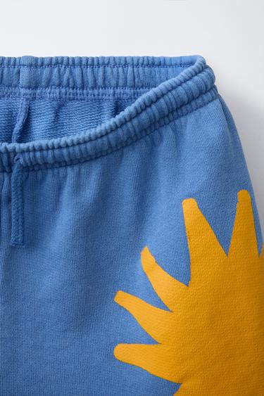 SUN PRINT BERMUDA SHORTS - Blue by Zara - Image 2