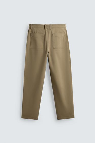 PANTALON CHINO STRAIGHT FIT - Sable de Zara - Image 6