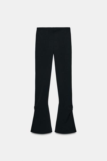 Zara 喇叭緊身褲 - 黑色