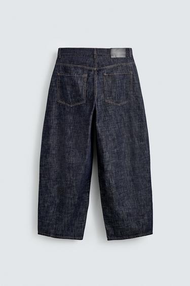 BALLOON FIT JEANS - Indigo by Zara - Image 7