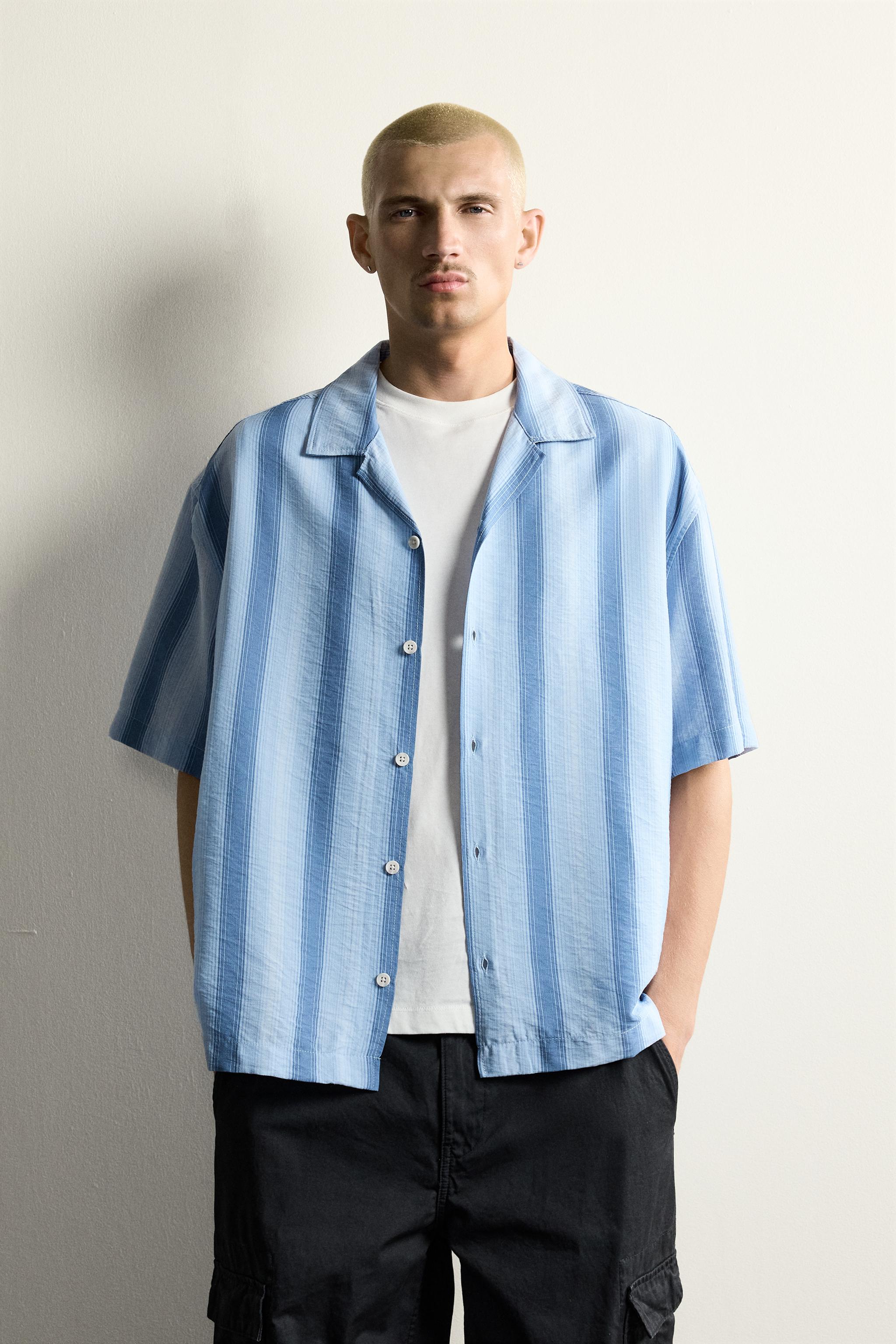 RELAXED FIT STRIPED SHIRT - striped | ZARA United States