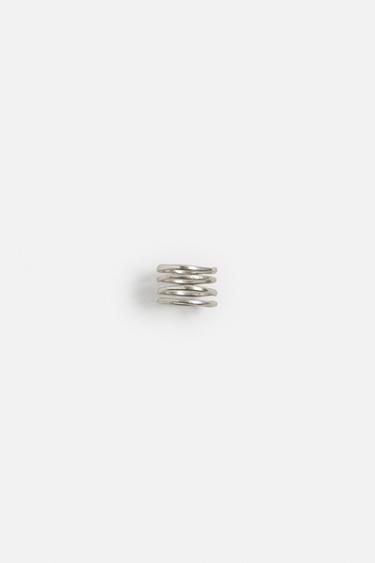 IRREGULAR RINGS PACK OF 4 - Silver by Zara