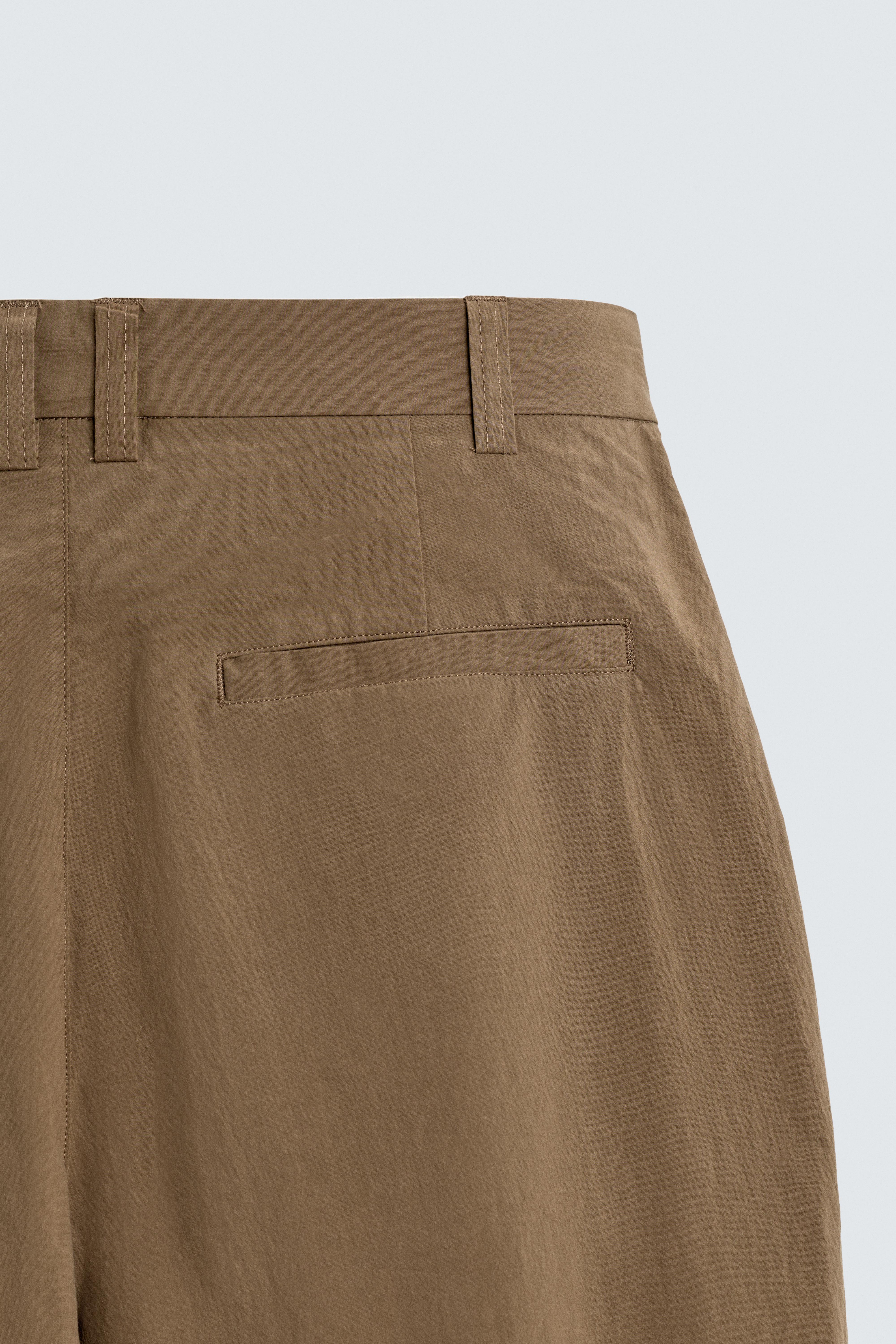 TECHNICAL WIDE FIT SUIT PANTS