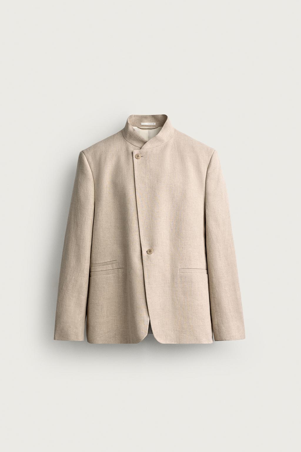 Relaxed Fit Double Breasted Suit Blazer — Men's