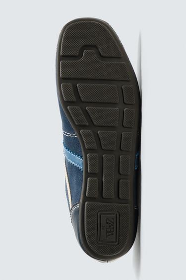 LEDERSNEAKER HARRY LAMBERT FOR ZARA x DISNEY - Blau von Zara