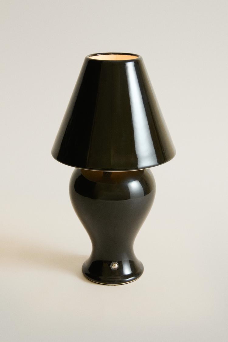 CORDLESS TABLE LAMP — Black