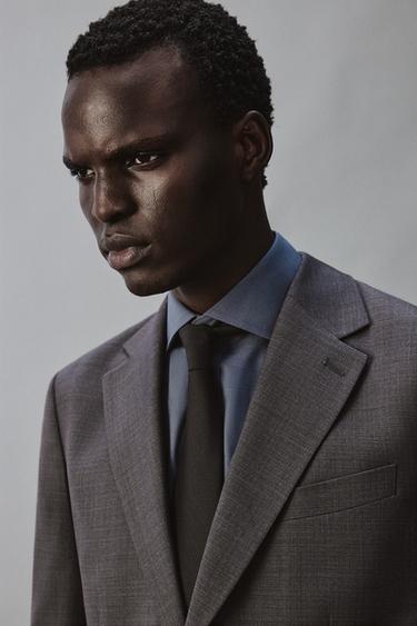 VESTE DE COSTUME STRUCTURÉE - Marron de Zara - Image 4