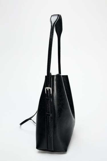 MINI BUCKET BAG - Black by Zara - Image 3