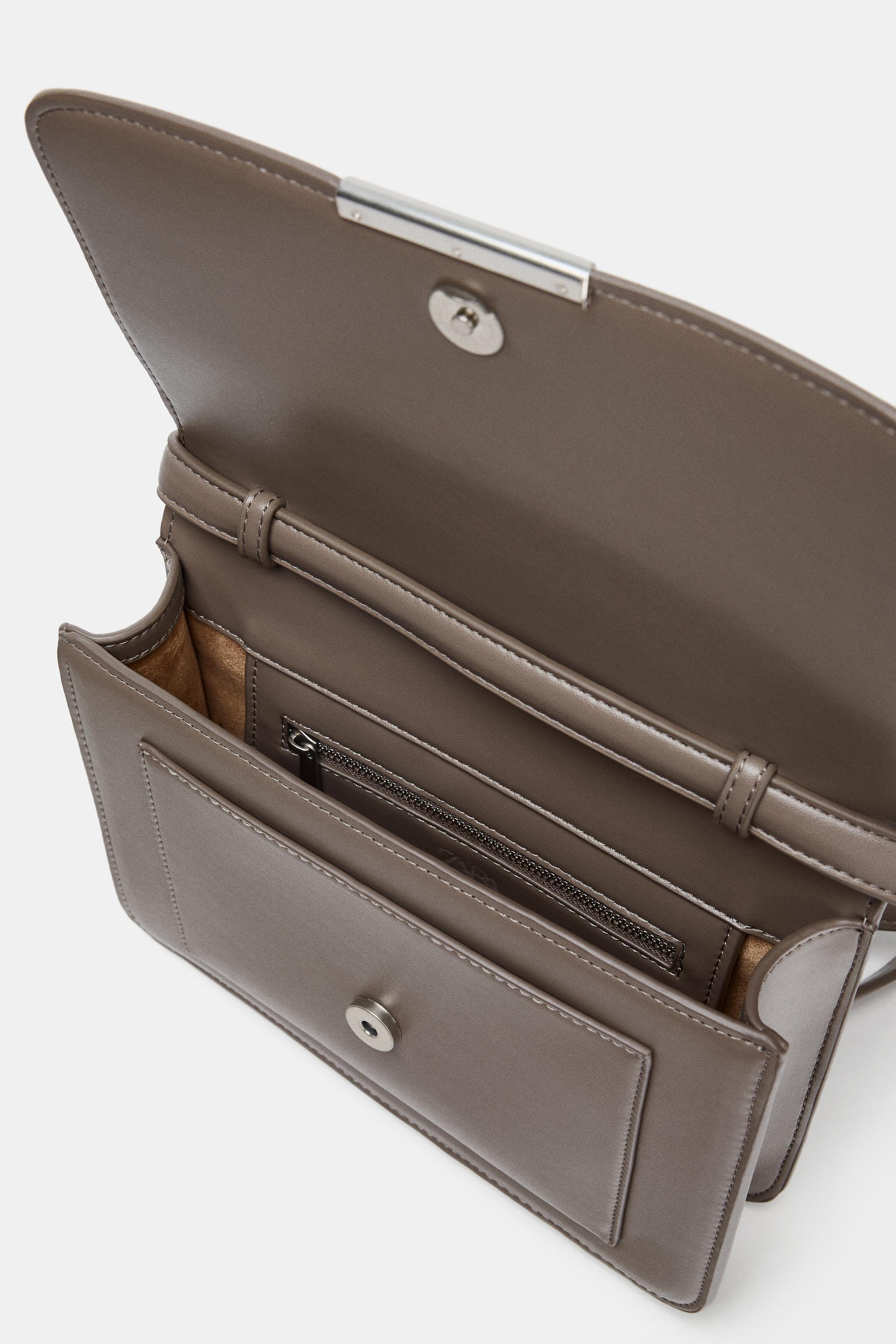 CROSSBODY BAG WITH METAL DETAIL - Black | ZARA United States