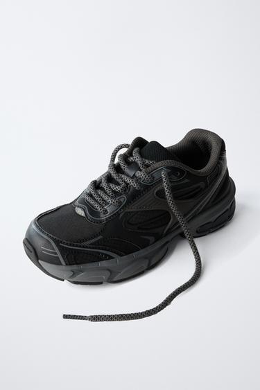 TENNIS DE SPORT MULTI-PIÈCES - Noir de Zara - Image 2