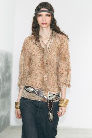 PRINTED SHIRT - Pinks by Zara - Image 0