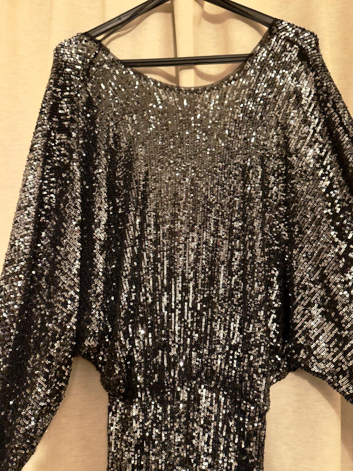 BACKLESS SEQUINNED DRESS - Image 5
