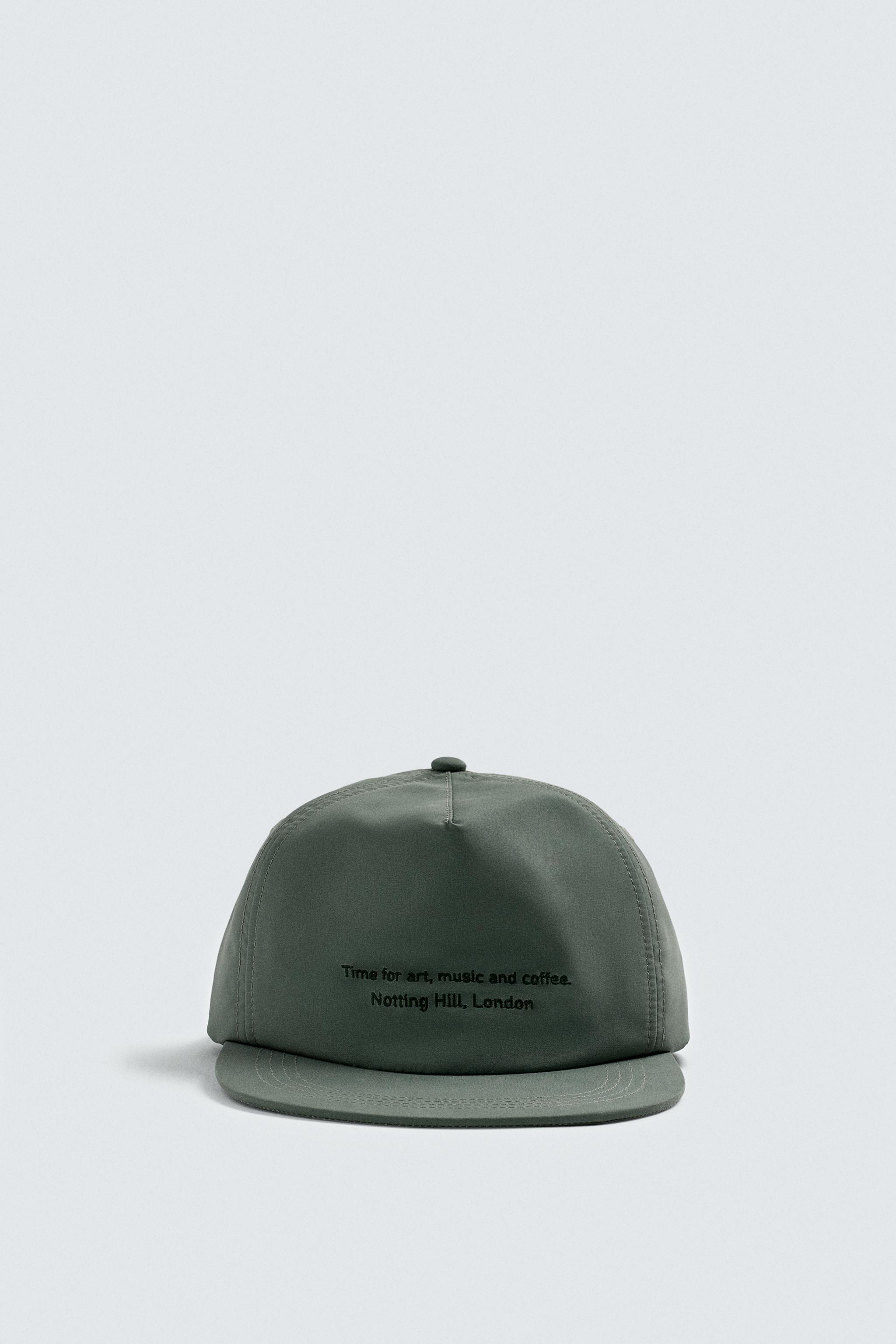 EMBROIDERED FLAT VISOR CAP